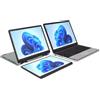 CYMINILMDPC YOGA Laptop 10.5 pollici IPS Notebook laptop N100 (4C/4T fino a 3.4GHz,) Touchscreen Max 32G, DDR4 3200MHz, Notebook Ufficio Mini Laptop Tablet