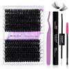 WENDY LASHES Kit Ciuffetti Ciglia Fai Da Te D Curl 0,07mm Mix 12-16mm 60D+80D