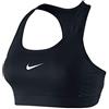 Nike Victory Compression, Reggiseno Di Sport da Donna, Nero (Black/White), Large