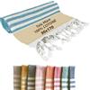 SoNiT home decor SONIT - Telo Mare Acqua Marina in Cotone Leggero 90x170 cm, Asciugamano Mare Antisabbia Morbido e Assorbente, Telo Salvaspazio e Ultra Leggero, Ideale per Piscina, Viaggio e Pic Nic, Unisex