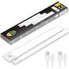 CLAR - Luce LED Sottopensile con Sensore di Movimento, Senza Fili e Ricaricabile, Luce Magnetica per Cucina e Armadio, 40 cm (Pack 2)