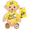 Gipsy- Animale Toys Orso Maglia e Berretto Vincitore Passo Giallo 15 cm-Peluche Ufficiale del Tour de France. Il Regalo Perfetto per Gli Amanti del Ciclismo, Colore Muliticolor, 71895