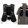 IATAHI Zaino Trail Running,Zaino Idratazione Running,Gilet Zaino Corsa,Riflettente Traspirante Zainos Corsa con Tasche,Gilet Idratante Riflettente