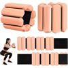 MXiiXM Set di 2 pesi da polso (0,5 kg ciascuno), pesi regolabili per polso e caviglia, per donne e uomini, set di pesi indossabili per braccia e gambe, per passeggiate, yoga, nuoto, cardio, aerobica,