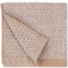 Everplush Diamond Jacquard - Set di 6 asciugamani da bagno, 33 x 33 cm, marrone, cachi