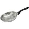 Fackelmann 681851 Padella 20 cm in acciaio inox, Padella per cottura a tutti i fuochi, Stufa a induzione, Stufa senza PFAS, Acciaio Inox 18-8, Grigio, 20 x 5 cm