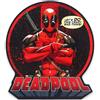 Open Road Brands Marvel Deadpool Quote Metal Sign - Let's Do This Crazy Bad Thing Sign for Man Cave, Teen Bedroom or Movie Room