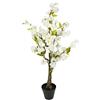 Flair Flower Albero di ciliegio, fiori di ciliegio in vaso decorativo, ramo di ciliegio, pianta artificiale, decorazione primaverile, decorazione primaverile, decorazione pasquale per matrimoni, fiori primaverili