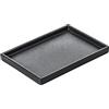 Redelaenor Vassoio da bagno in ceramica, nero opaco, vassoio decorativo per profumo, per gioielli, candele, sapone, piante, asciugamani, cosmetici, organizer rettangolare, grande vassoio da portata