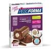 Pesoforma Barrette Cioccolato Cuore Cocco 6P 372G