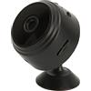 Dpofirs Mini Telecamera WiFi, Piccola Videocamera Wireless 1080P con Visione Notturna, Controllo a un Tasto, Grandangolo 150, Telecamera di Sorveglianza con Monitoraggio Remoto per