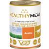 VBB 400 g VBB HealthyMeat Alimento Dietetico Completo Monoproteico Cibo Umido Paté per Cani Adulti con Anatra Grain Free e Gluten Free