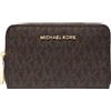 MICHAEL KORS SM ZA Card Case, Portafogli Donna, OS