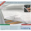 Coprirete per letto matrimoniale con elastici e ganci 165x190 cm