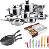 Batteria bavaria 47 pezzi royalty line acciaio inox 18/10
