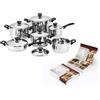 Batteria bavaria 36 pezzi royalty line acciaio inox 18/10