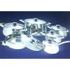 Batteria di pentole bavaria 54 pezzi acciaio inox 18/10