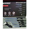 SET 6 COLTELLI ROYALTY LINE rivestiti in ceramica ergonomici alta qualita