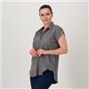 Nina Leonard Camicia over a maniche corte