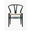 Carl Hansen & Søn Sedia in legno con seduta intrecciata Wishbone Chair