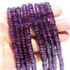BUndella Gems A++ Nature Purple Ametista Liscia Forma di Pneumatico Gemma Perline Filo 12''...