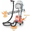 Rigo Carrello Stazione di verniciatura TSV80 6lt. HVLP con Turbina TMR80 per vernici base solvente