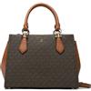 MICHAEL KORS BORSA A MANO MARILYN MEDIA CON LOGO - 30S2G6AS2B - marrone