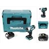 Makita DTD 155 RT1 18 V Brushless Li-Ion trapano a percussione a batteria in Makpac + 1 x BL1850 5.0 Ah batteria - senza caricabatteria