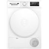 Bosch WTH83208II Serie 4 Asciugatrice smart a pompa di calore, 8 kg, Classe energetica A++, Sensori di asciugatura intelligenti, Filtro semplice da pulire, Consumi ridotti,Bianco, 60 Cm
