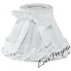 Eglo Leuchten my light Paralume in tessuto effetto lino colore bianco con fiocco 1XE14 - stile shabby chic 49441/15