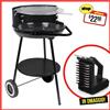 BBQ Barbecue c/supporto a 3 gambe + OMAGGIO Spazzola pulizia 3 in 1 Texas
