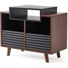 NORSTONE OSLO 800 WALNUT / BLACK MOBILE portavinili HIFI NUOVO