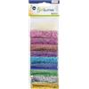 Glorex 6 2820 452 - Glitter organico grossolano, in totale 20 g di glitter in 10 colori, in cellulosa, per decorare biglietti d'auguri, artigianato e molto altro.
