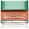 L'Oréal Paris Maschera per il Viso Argilla Pura con Alghe Rosse, Leviga e Ristringe i Pori del Viso, 50 ml