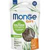 Monge cat filled and crunchy gift hairball con salmone ed erbagatta 60 g