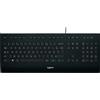 Logitech K280E Pro Tastiera Full-size USB AZERTY per Ufficio Nero