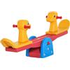 Easycomfort Altalena a Bilico con Maniglie Antiscivolo per Bambini Età 1-4 Anni, Plastica HDPE Atossica, 150x32x60cm, Multicolore