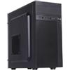 ITEK Case THEON - Mini Tower, mATX, PSU 500W, 2xUSB3, Full Black - ITOCMPTO