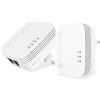 STRONG - Powerline Wifi 600 Duo Mini - 2 Adattatori 600 Mbps/Wifi 300 Mbps - Compatibile con Tutti i Modem/Router - Ethernet - Installazione rapida - Bianco