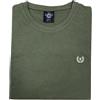 BE BOARD T Shirt Uomo Manica Corta Girocollo Taglie Forti Art 908CONF (Verde Militare, 9XL)