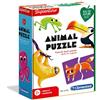 Clementoni - 16146 - Sapientino - Animal Puzzle, Progressive Puzzle Bambini, Gioco educativo 2 Anni Tessere illustrate - Play for Future - Made in Italy