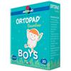 Master aid - Cerotto oculare ortopad cotton boys occlusore per terapie ortottiche medium 5,4x7,6 cm 20 pezzi