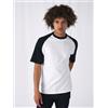 B&C Abbigliamento personalizzate. Maglietta da uomo personalizzata B&C Collection Base-Ball - B&C personalizzate o neutre