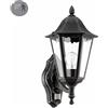 EGLO Applique classico da esterno Navedo nero IP44 1X E27 EGLO