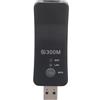 Qiilu WiFi USB Mini 300M USB Ripetitore Wireless Amplificatore di Segnale AP Smart TV Adattatore di Rete Adattatore Wifi Smart TV Smart a Velocità di Trasmissione Fino a 300M Amplificatore