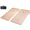 VEVOR Set di Gioco Cornhole Portatile da Tavolo, Tavole Pieghevole da Gioco, Tavola da Lancio Portatile in Legno Massello, Gioco Cornhole con Borsa per Trasporto, 1255 x 600 x 302 mm