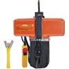 VEVOR Paranco elettrico a catena, Capacità carico max. 499 kg, Altezza sollevamento max. 4,5 m, 580 W, Carroponte monofase con catena G100, Telecomando cablato 3 m, per garage, officina, hotel