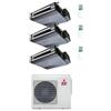 Mitsubishi CONDIZIONATORE MITSUBISHI CANALIZZABILE SEZ-MDA TRIAL SPLIT 12000+12000+12000 BTU INVERTER MXZ-3F68VF5