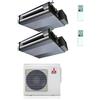 Mitsubishi CONDIZIONATORE MITSUBISHI CANALIZZABILE SEZ-MDA DUAL SPLIT 12000+12000 BTU INVERTER MXZ-2F53VF5