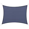Outsunny Velo parasole rettangolare 6 x 4 m polietilene ad alta densità Protezione UV Con sacca per il trasporto - Colore blu